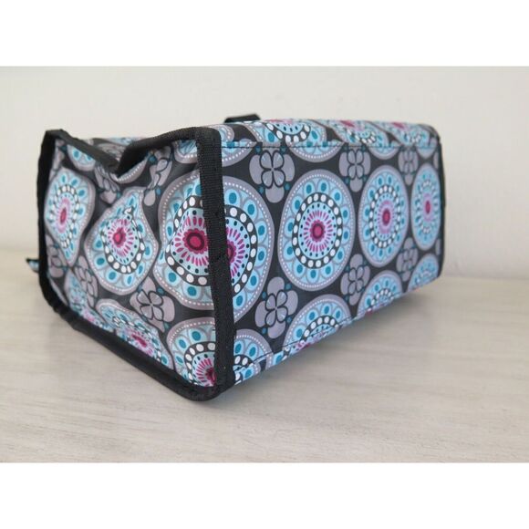 Nicole Miller New York N3550-01A Kaleidoscope Design Insulated 11" Lunch Tote - Picture 7 of 10